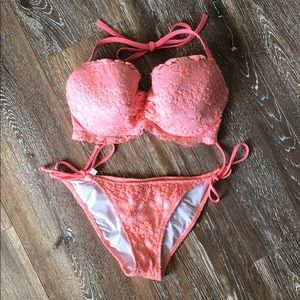 Victoria Secret 34 DD Peach Bikini